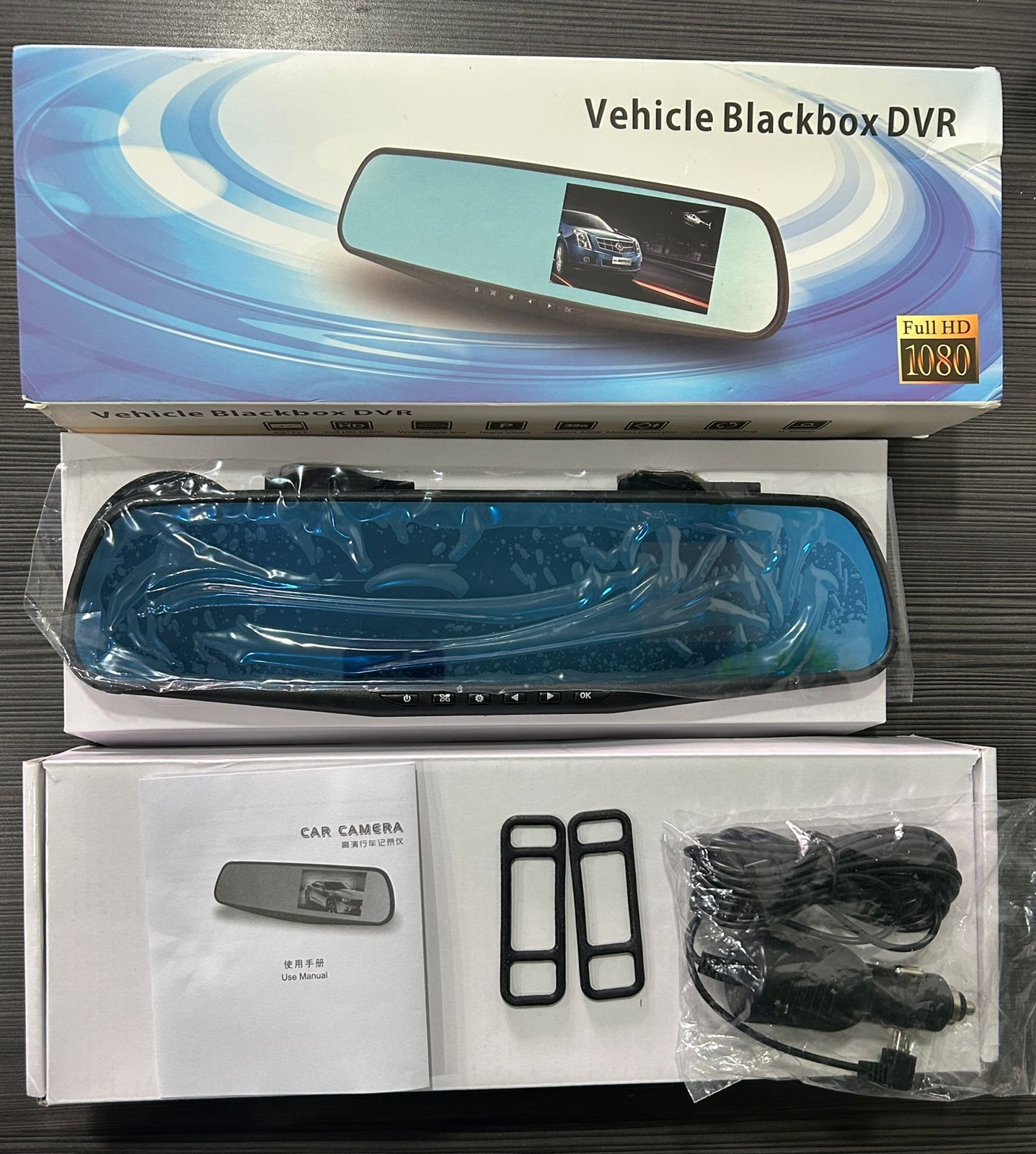 Retrovisor Inteligente: Grabación HD + Cámara de Reversa – La tecnología que todo conductor necesita