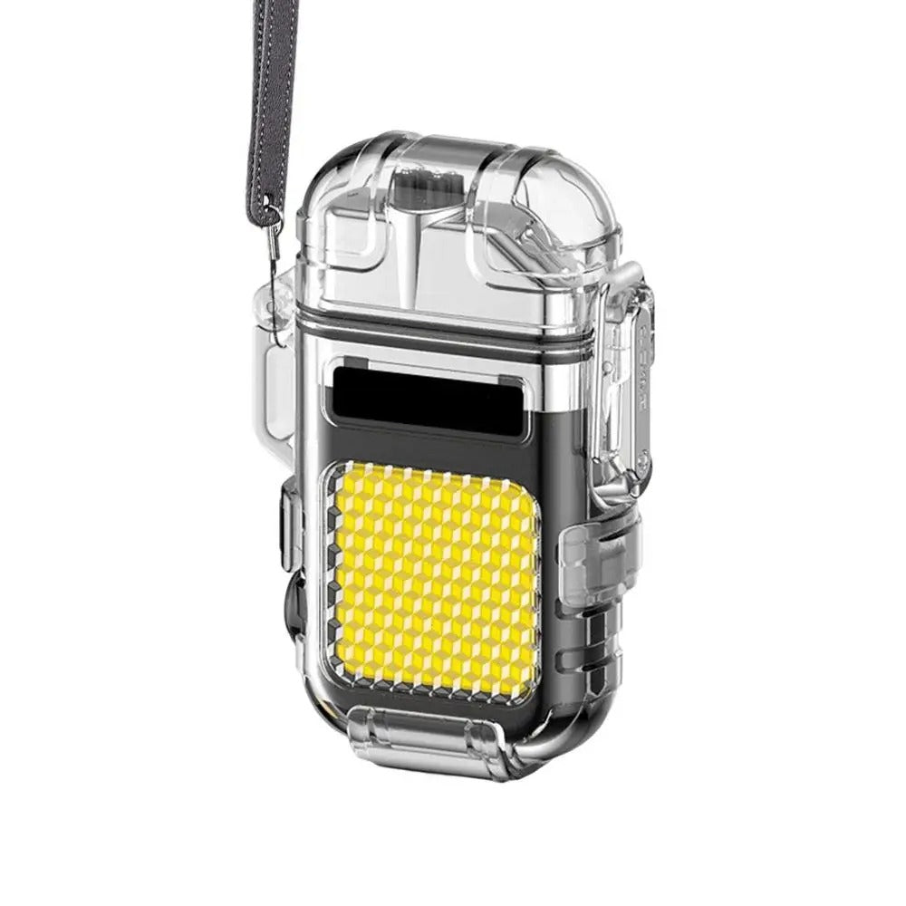 "Encendedor USB con Linterna LED – Fuego y Luz en Cualquier Momento"