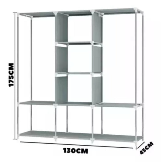 Armario Clóset Doble 88130 – Ideal para Organizar tu Ropa y Zapatos