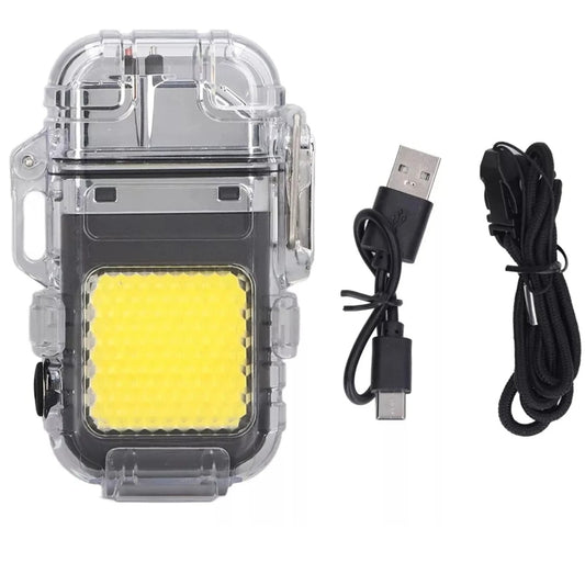 "Encendedor USB con Linterna LED – Fuego y Luz en Cualquier Momento"